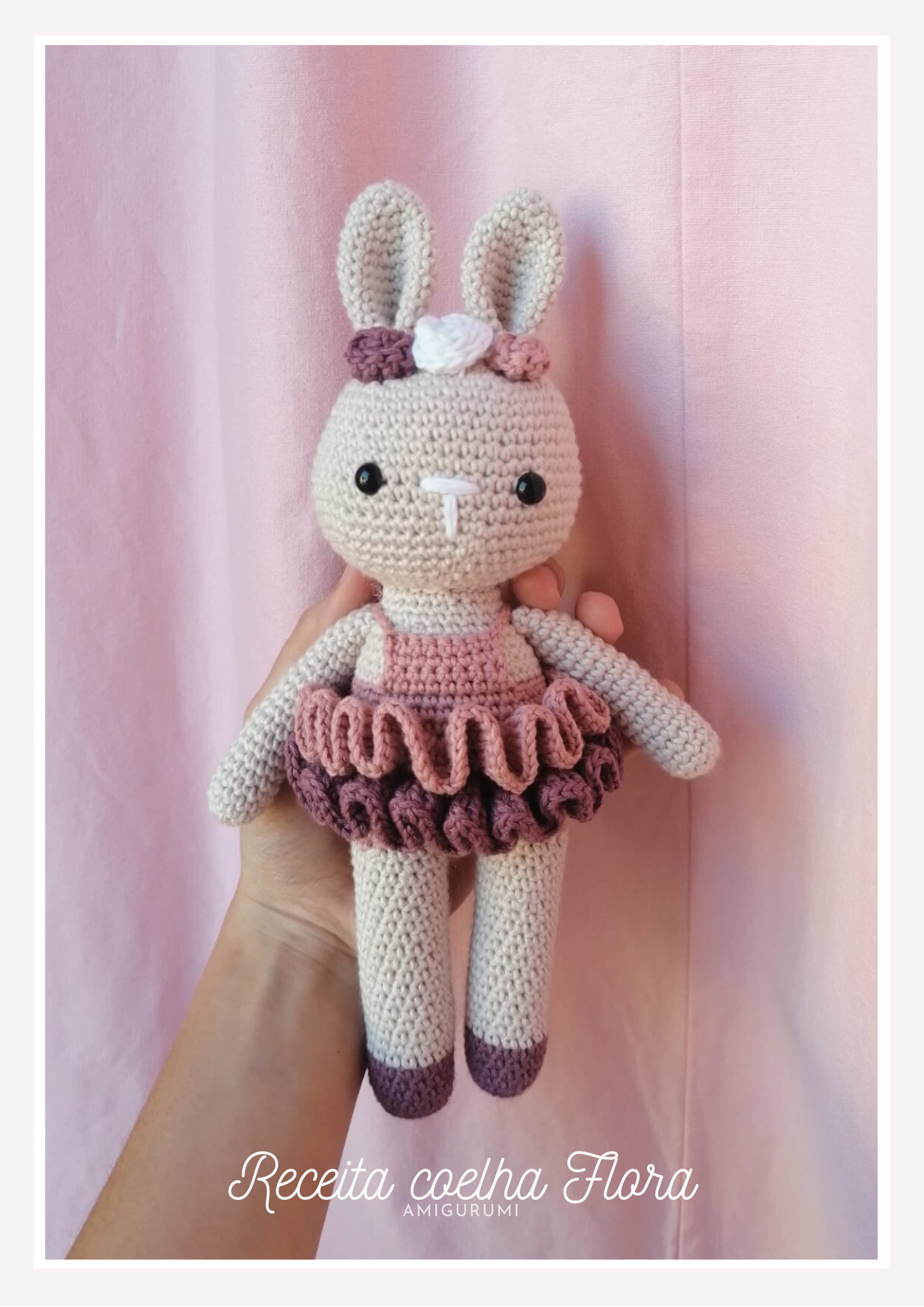 Livro fisico A5 + E-BOOK de 25 receitas de amigurumi