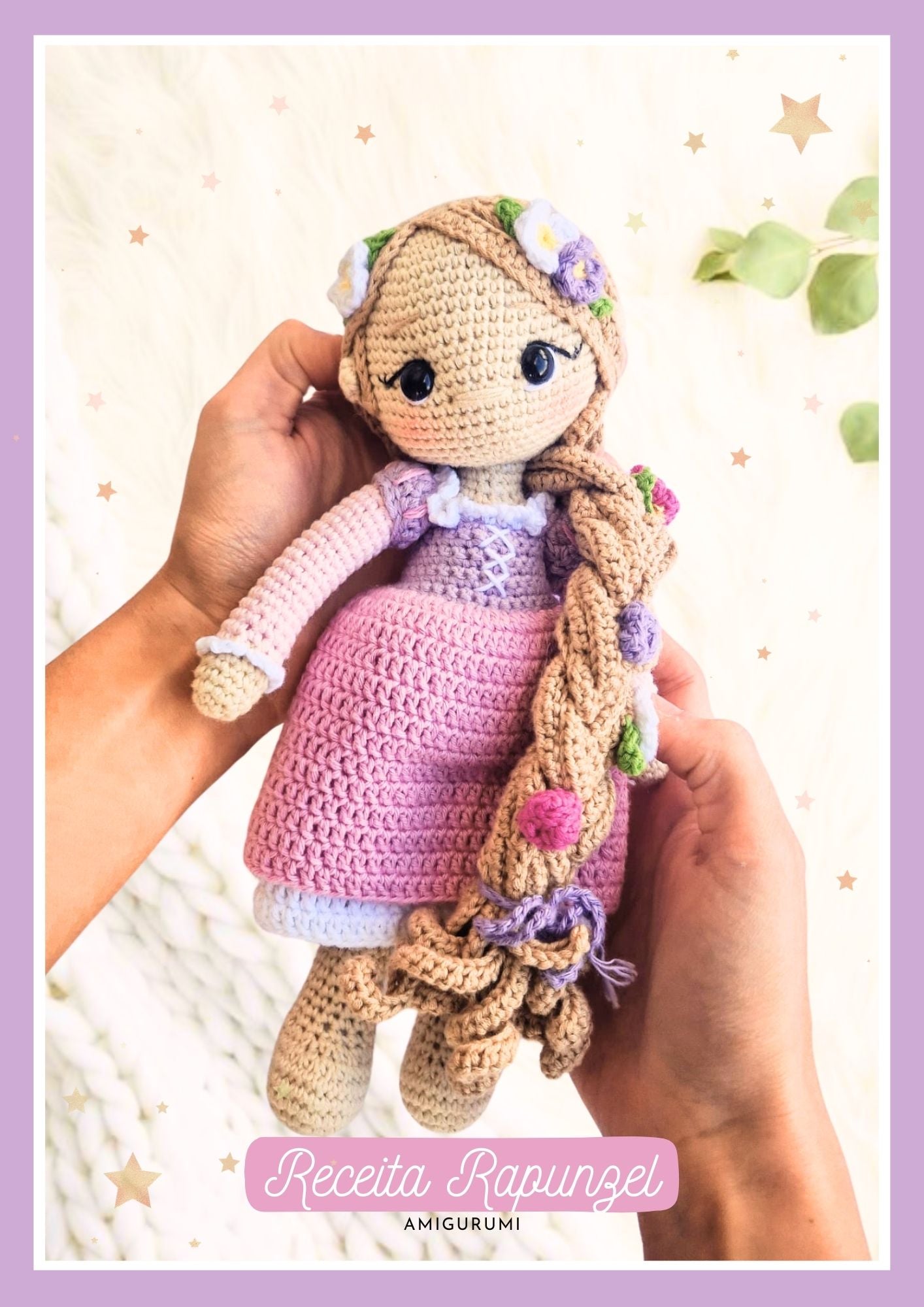 Livro fisico A5 + E-BOOK de 25 receitas de amigurumi