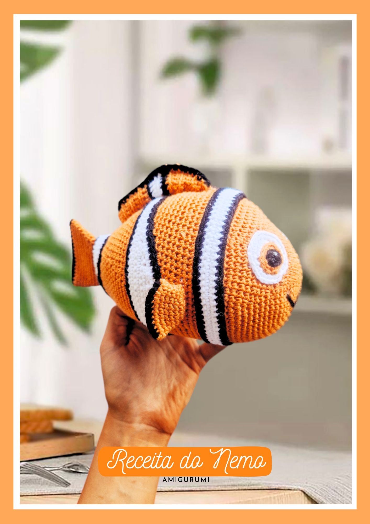 Livro fisico A5 + E-BOOK de 25 receitas de amigurumi