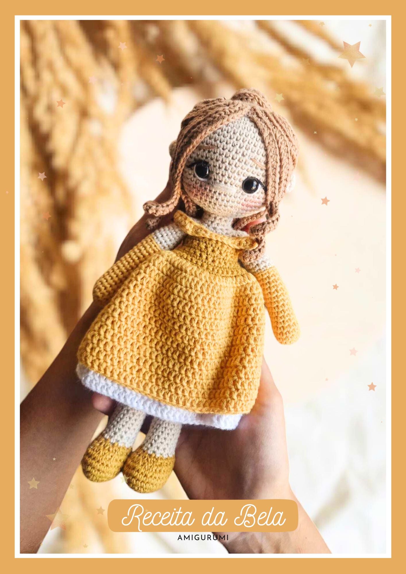 Livro fisico A5 + E-BOOK de 25 receitas de amigurumi