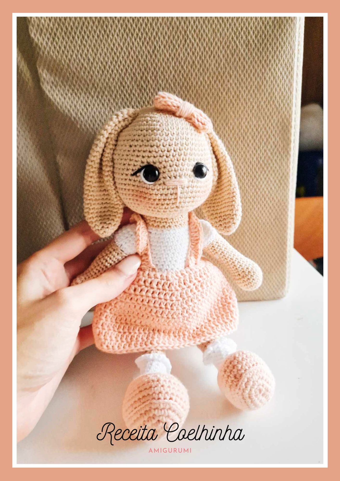 Livro fisico A5 + E-BOOK de 25 receitas de amigurumi