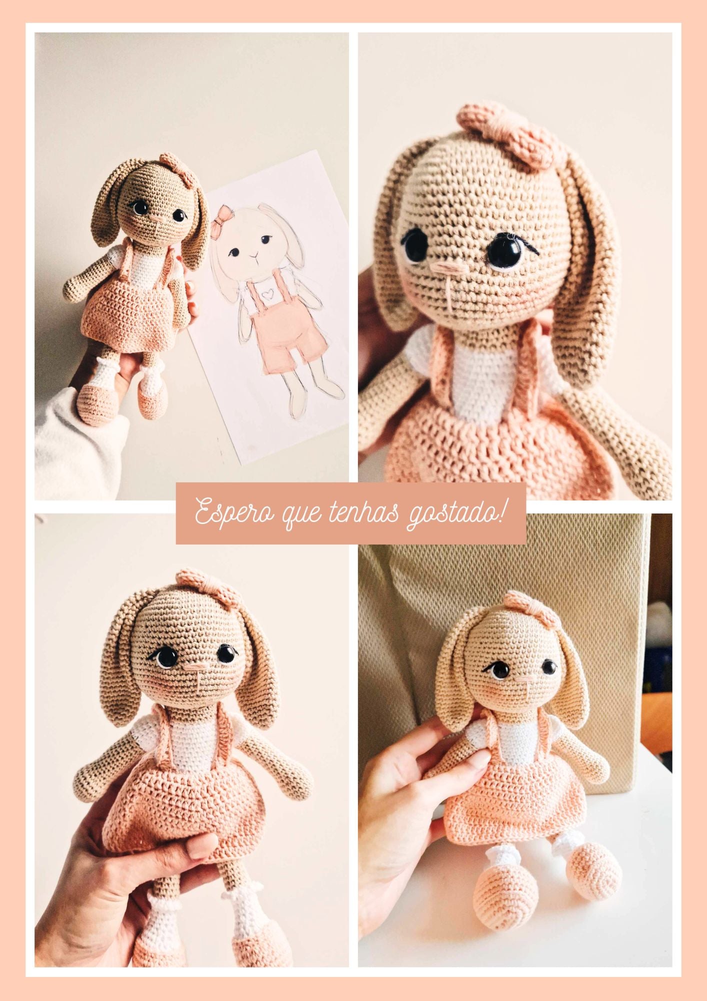 Receita da coelhinha (amigurumi)