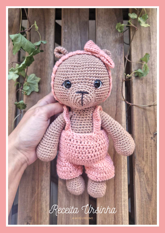 Receita da Ursinha (amigurumi)