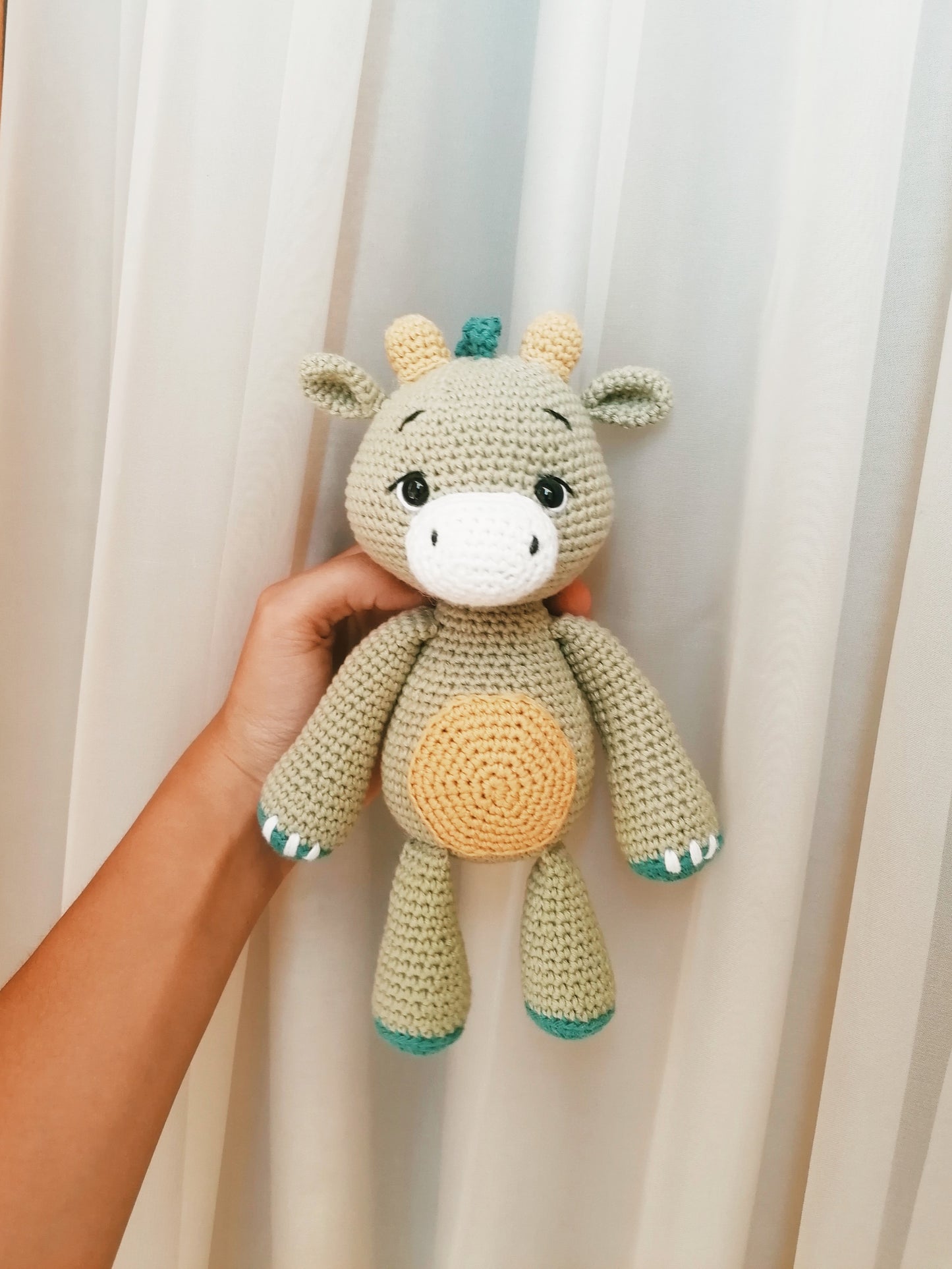 Receita do dragão (amigurumi)