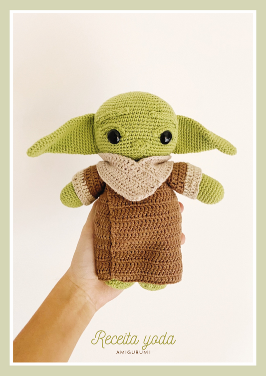 Receita do yoda (amigurumi):