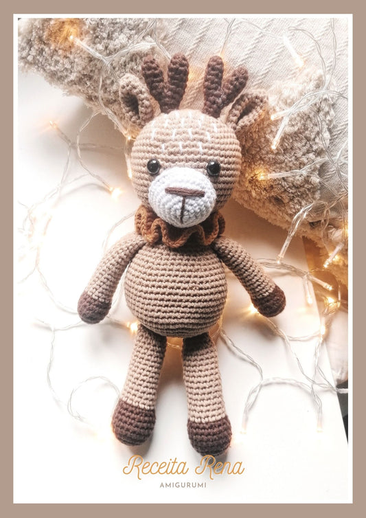 Receita da Rena (amigurumi)