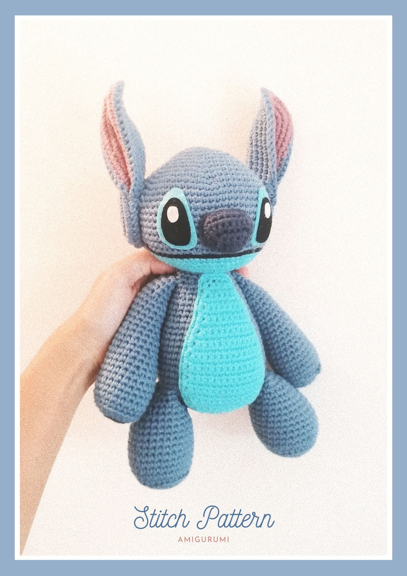 Receita do Stitch (amigurumi)